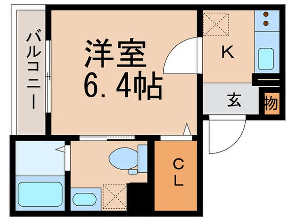 ｓｕｐｅｒｓｕｎｎｙ　日比野の物件間取画像